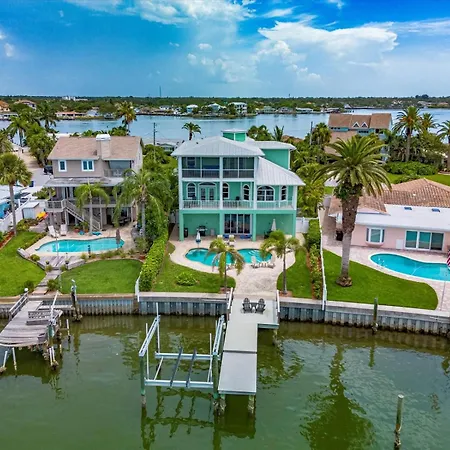 Villa Waterfront Luxury W/ Heated Salt Pool & Golf Cart Clearwater Beach Exterior foto